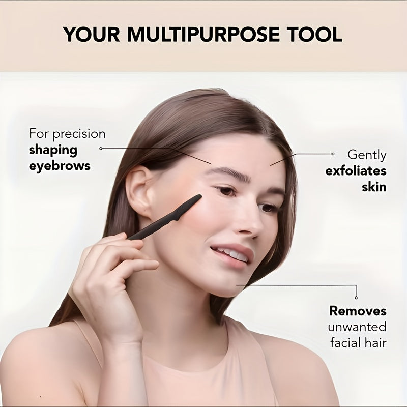 3/5/6/12/24pcs Eyebrow Razor Shaper Shavers, Facial Hair Remover Hair Trimmer Shaving Grooming Kit For Women And Men Face Hair Removers
