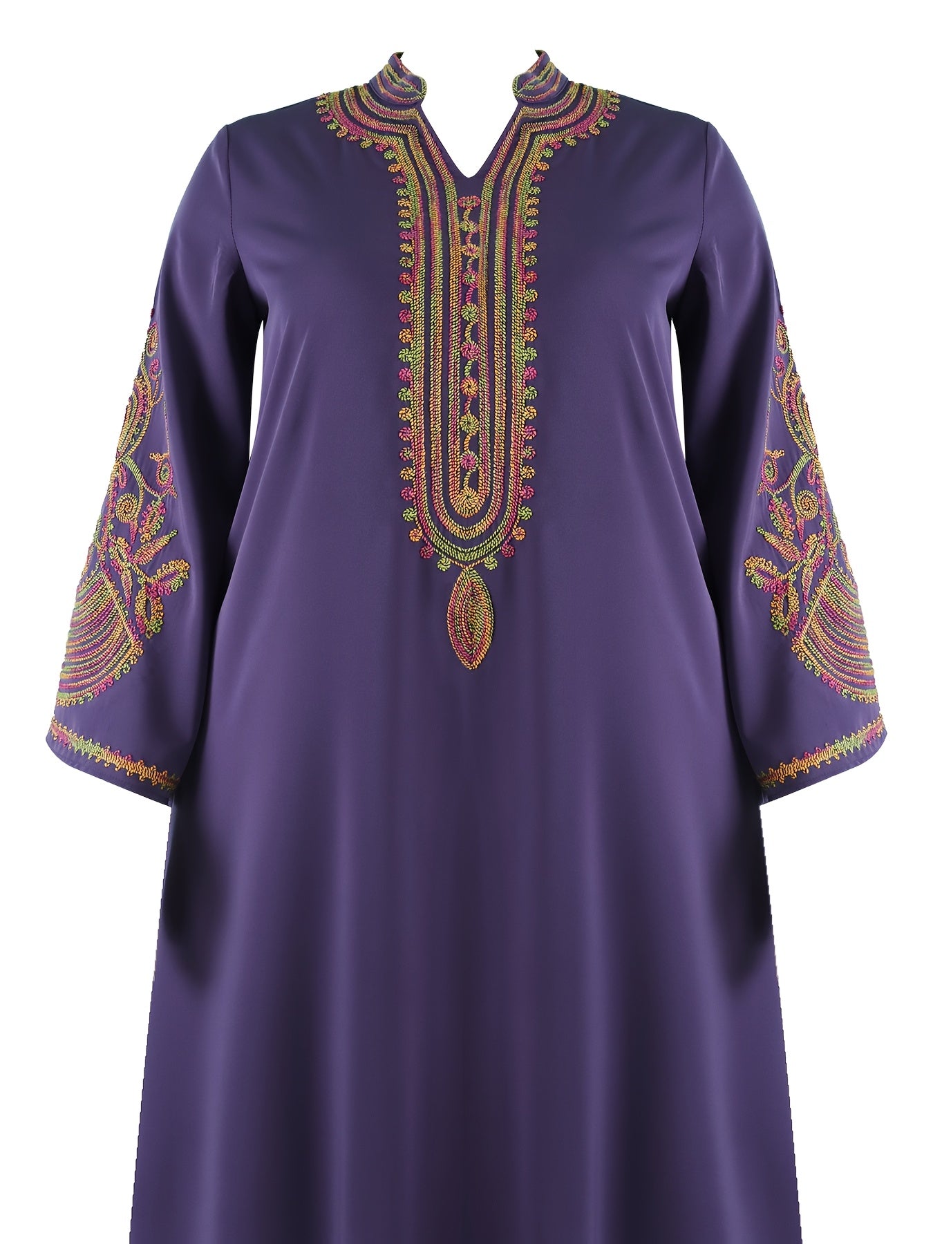 Plus Size, Plus Size Rope Arabic Turban Robe Dress./MH