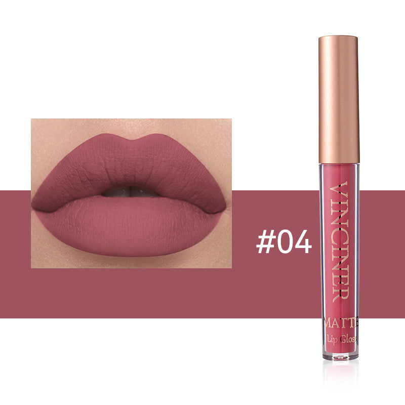 12 colors Matte Velvet Lip Glaze - Long Lasting, Waterproof, Non-Sticky.