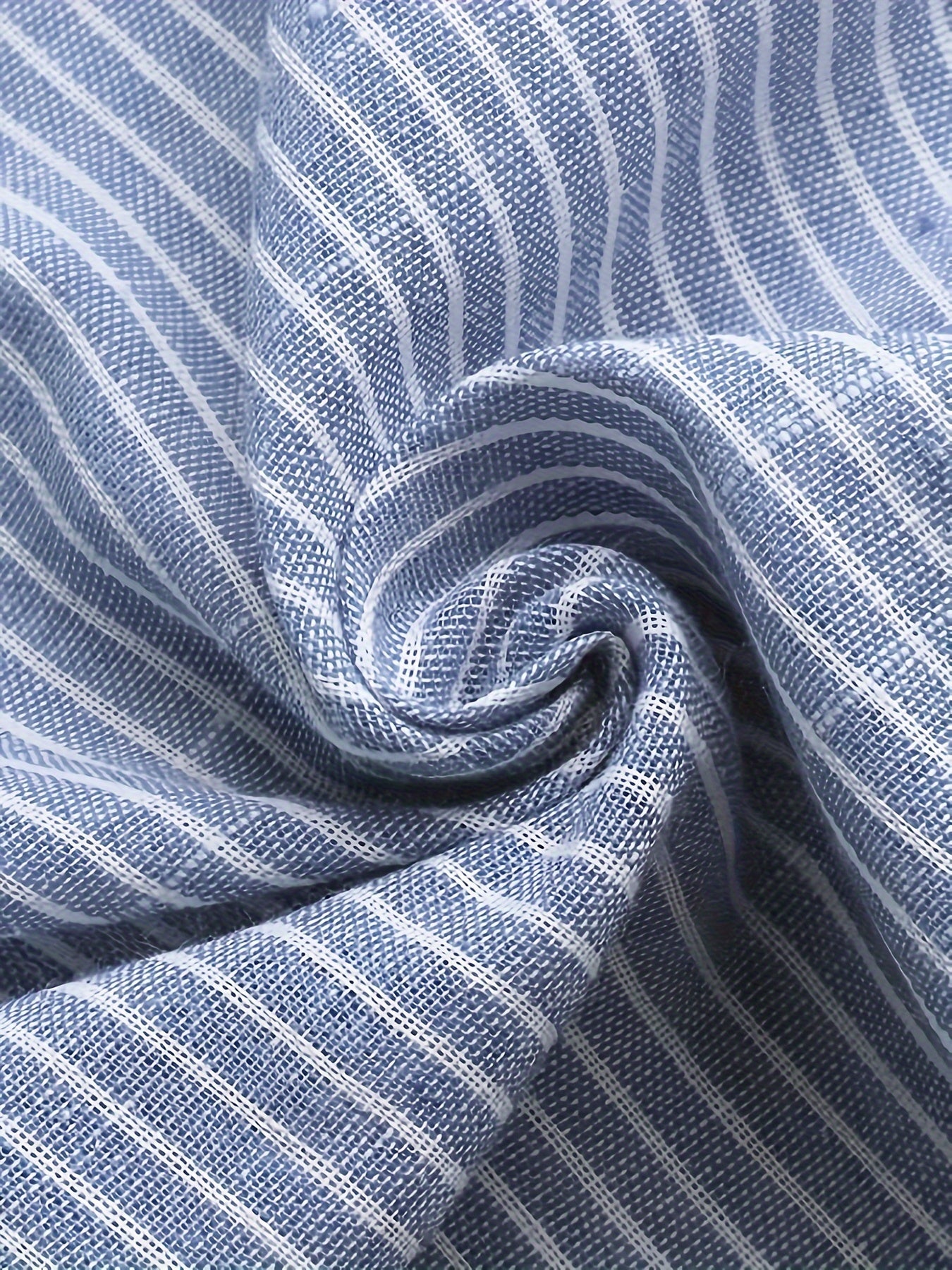 Classic Fit Men's Striped Henley Shirt - Trachten Shirts with Small Stand Collar,