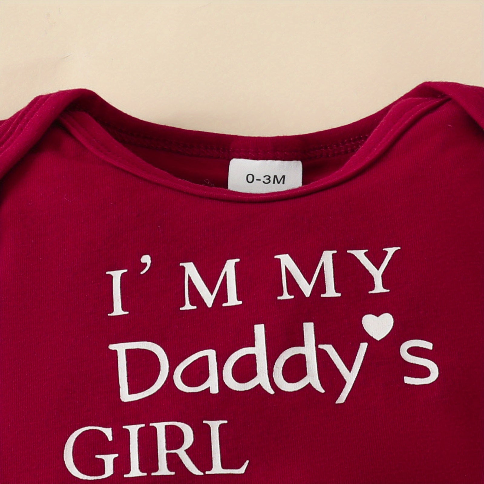 3pcs Short Sleeve & Shorts Set for Newborns - "I'm Daddy's Girl"