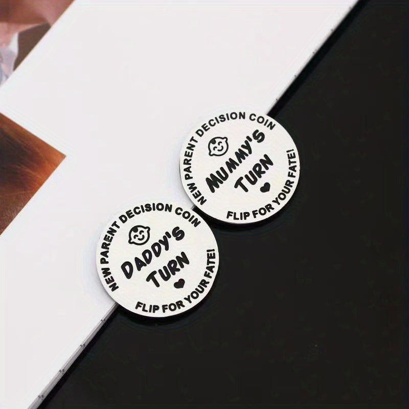 New Baby Parent Decision Coin, Collection Coin, Halloween, Thanksgiving And Christmas Gift