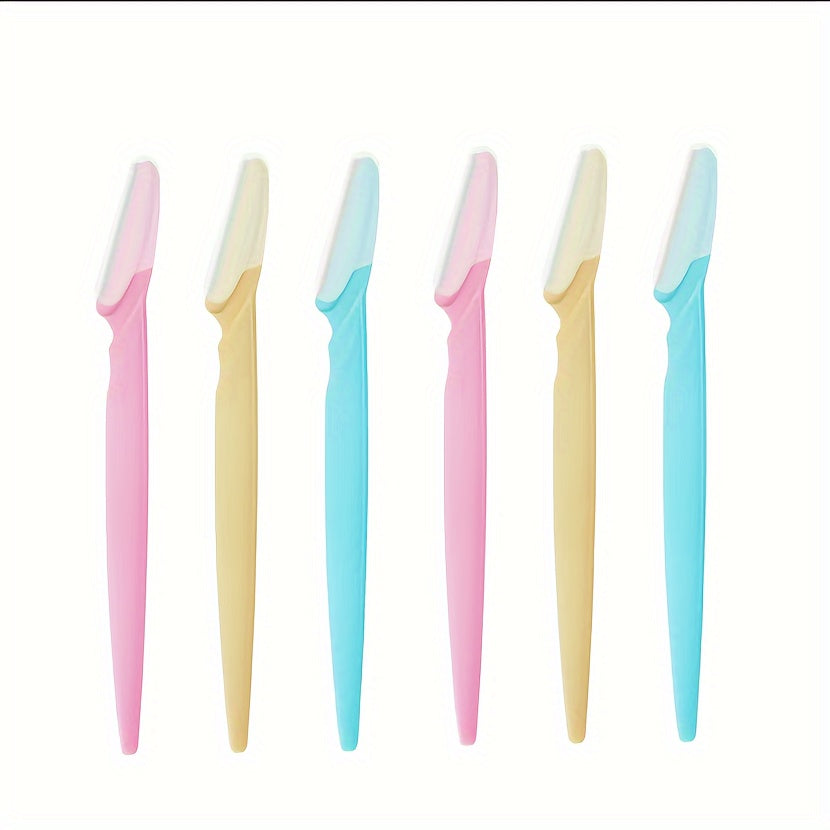 3/5/6/12/24pcs Eyebrow Razor Shaper Shavers, Facial Hair Remover Hair Trimmer Shaving Grooming Kit For Women And Men Face Hair Removers