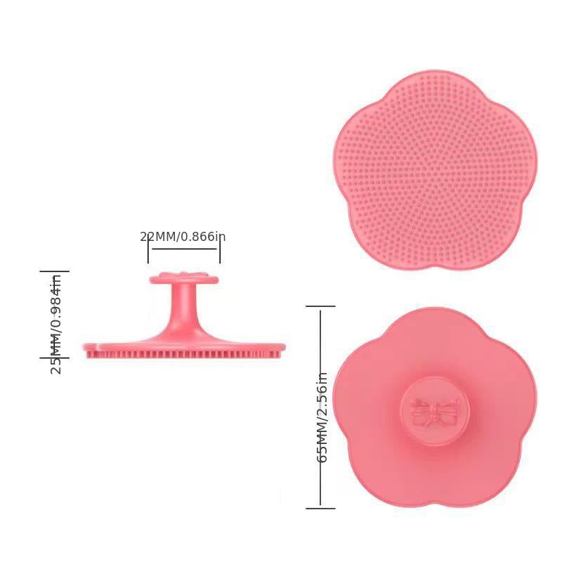 Soft Head Fat Comb Infant Bathing Hair Cleaning Brush Head Massager Comb For Newborns, Halloween, Thanksgiving, Christmas Gift