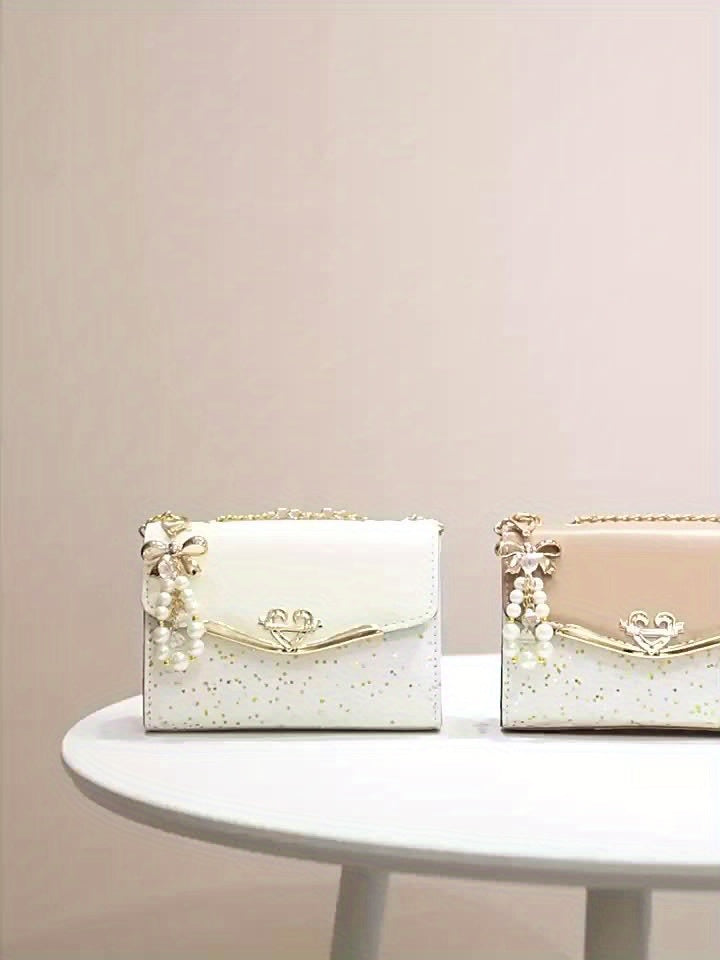 Elegant Korean Style Messenger Bag for Women,