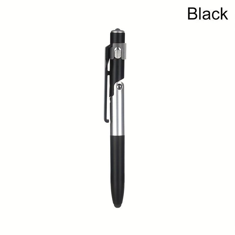 1pc Multi-function 4-in-1 Foldable Ballpoint Pen Stylus (Flashlight + Support) For Tablet Cellphone Gift For Birthday/Easter/President's Day