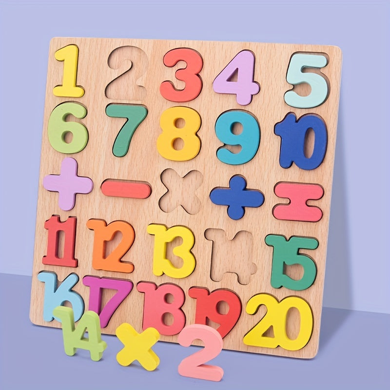 Boost Your Child's Learning With Alphabet Matching Wooden Puzzles - Perfect Gift, Halloween/Christmas Gift