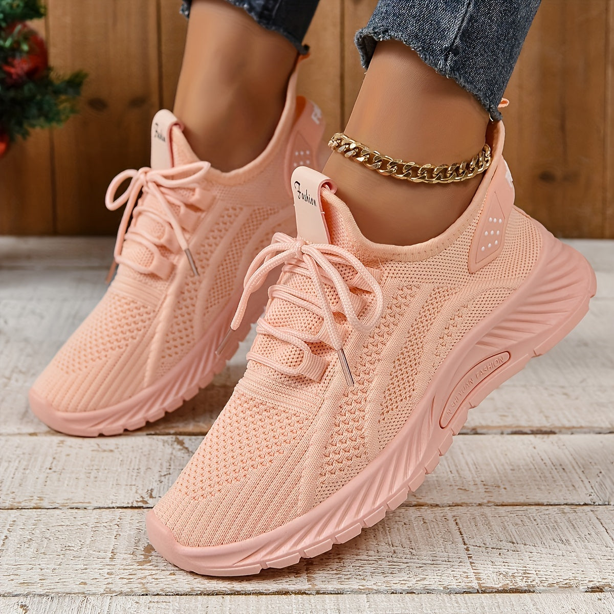Women's Knitted Sports Shoes,