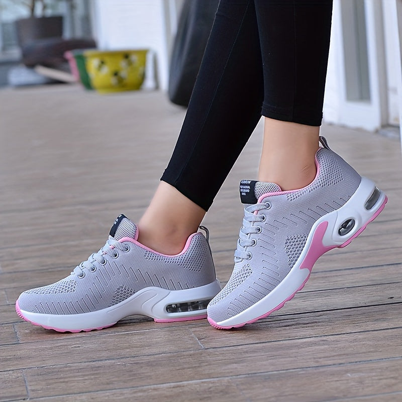 Women'S Breathable Mesh Sneakers with Cushioned Sole -/MH