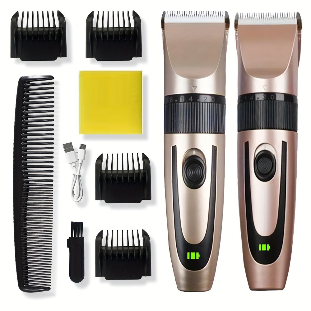 Electric Clipper Men's Razor Beard Body Hair Trimmer Classic Electric Clipper Personal Care Set With Limit Comb Grooming Kit For Gift Father's Day Gift Father's Day Gift