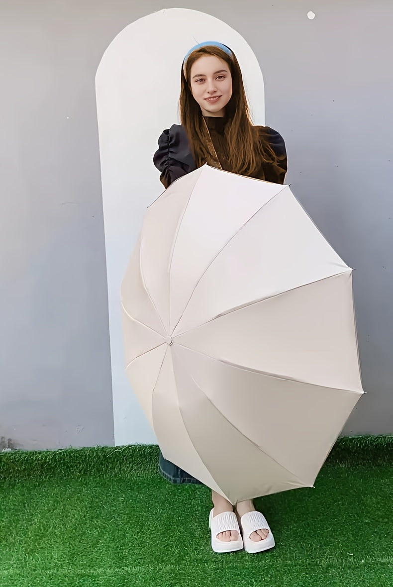 Automatic Umbrella with 10-Rib Windproof Design .
