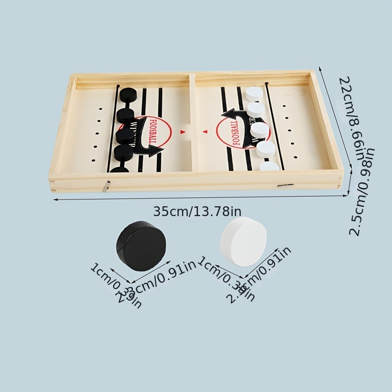 Slingshot Board Games For Adult, Super Winner Sling Puck Foosball Board Game Slingshot Table Hockey Party Game Bouncing Chess Hockey Game Christmas, Halloween, Thanksgiving Gift, gaming Gift