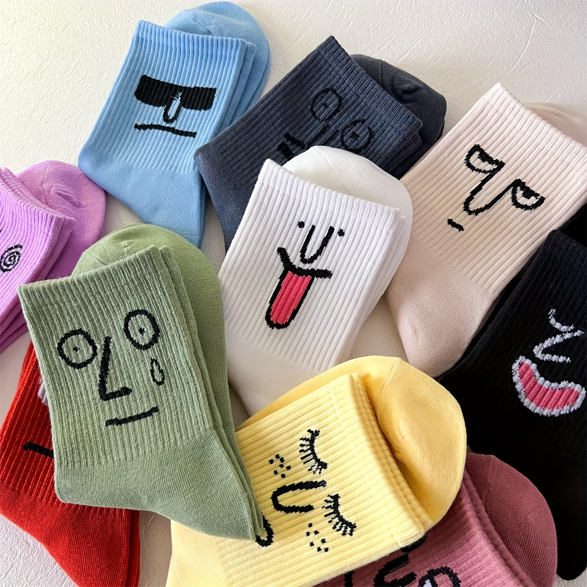 1 Pair And 3/5 Pairs Of Boys' Funny Odor-resistant Quarter Socks'/MH