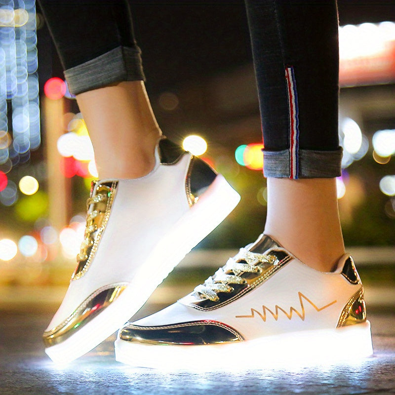 Women's Colorful Luminous Sneakers,