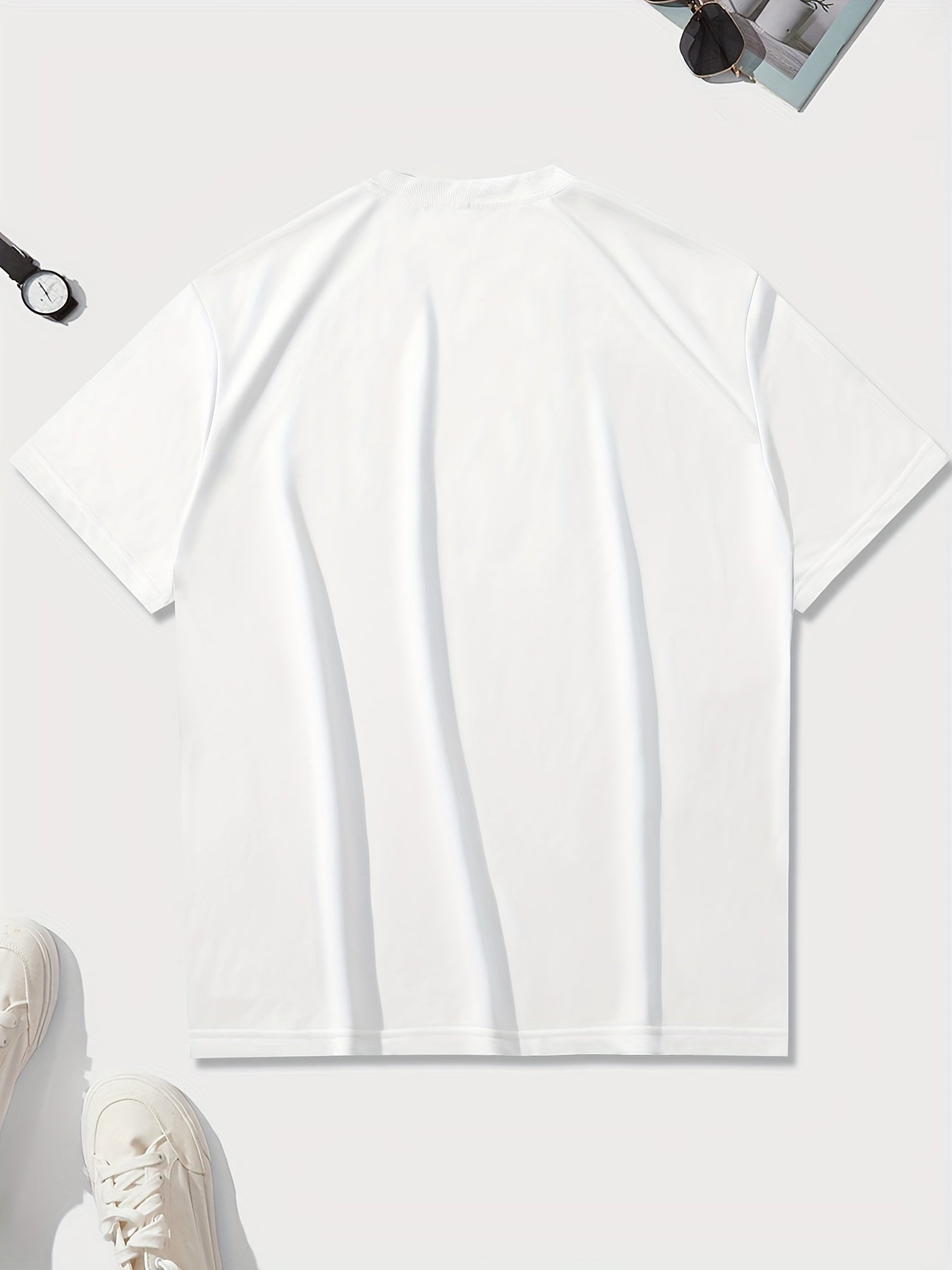 Men's Fashion Plus Size T-Shirts - Casual Streetwear Crew Neck.