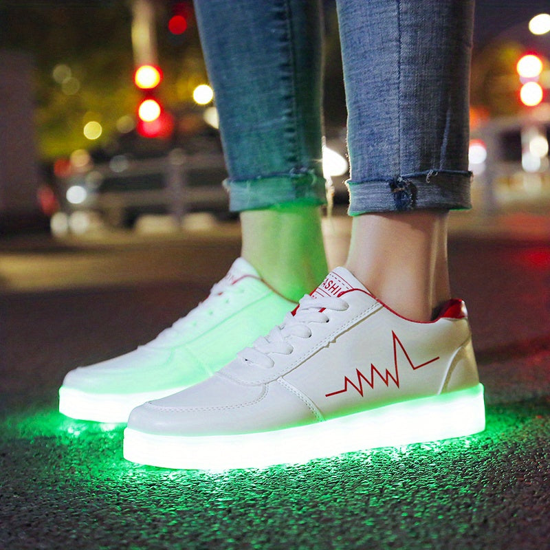 Women's Colorful Luminous Sneakers,
