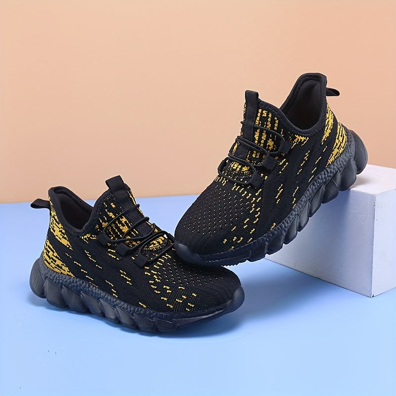 Kids Boys Trendy Breathable Lightweight Shoes Outdoor Comfortable.