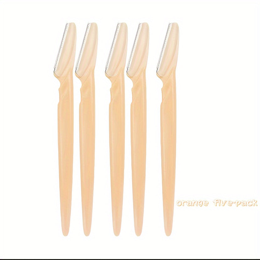 3/5/6/12/24pcs Eyebrow Razor Shaper Shavers, Facial Hair Remover Hair Trimmer Shaving Grooming Kit For Women And Men Face Hair Removers
