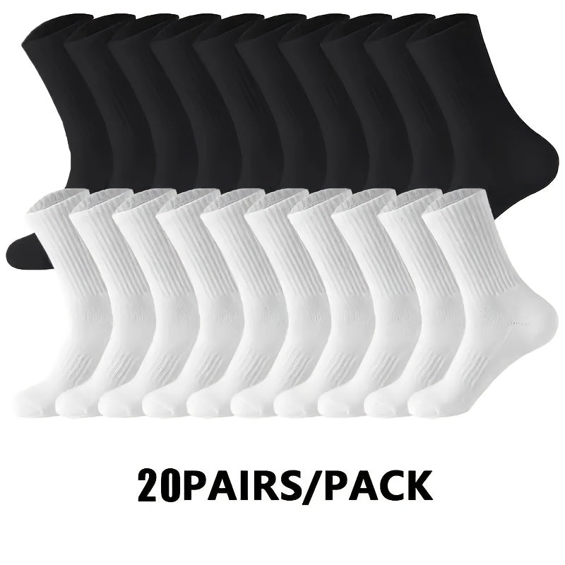10 Pairs/20 Pairs Basic Color Men's and Women's /MH
