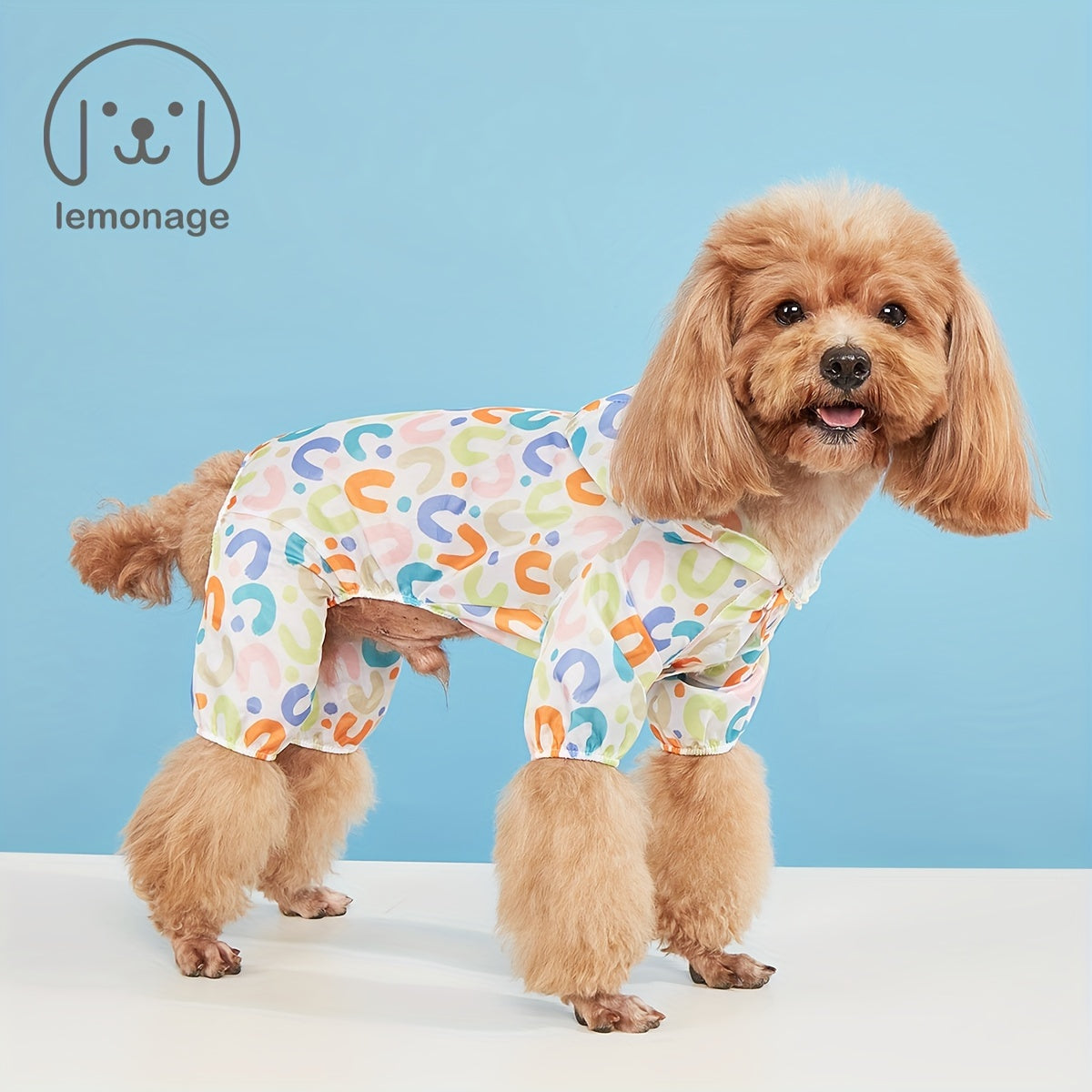 Waterproof Pet Raincoat For Small Dogs - Cute And Functional Outdoor Dog Apparel.