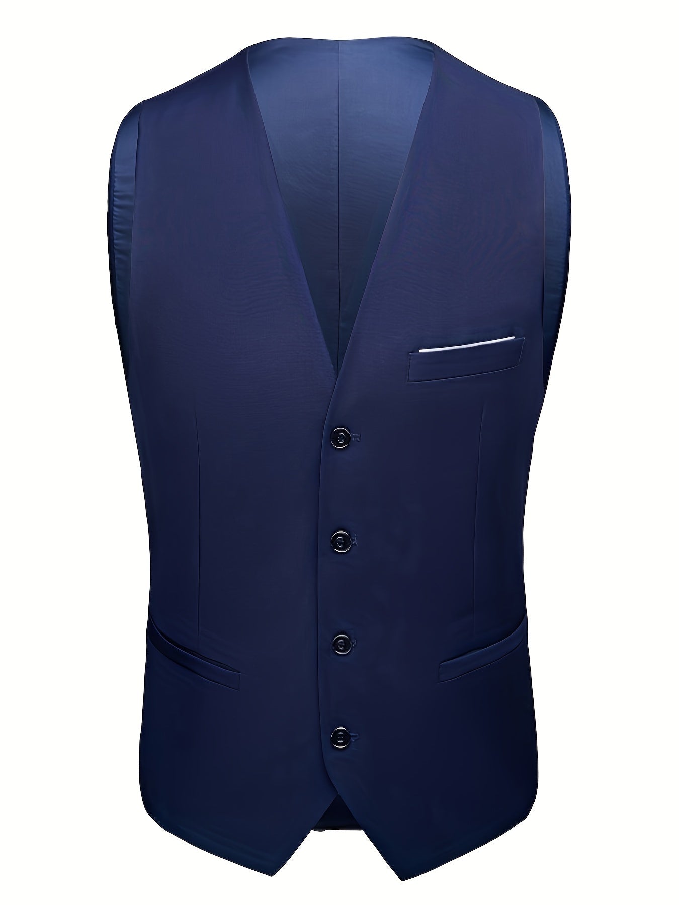 3pcs Classic Dress Suit Set For Men, Shawl Lapel Collar Buttoned Blazer,