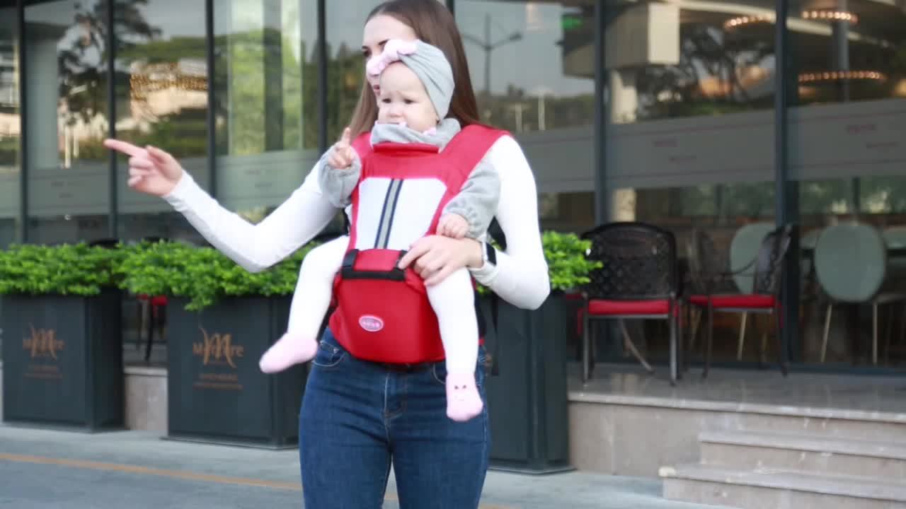 Hipseat Carrier Ergonomic Carrier Backpack Kangaroo Sling Wrap Portable Hipseat Wrap Sling, Halloween, Thanksgiving And Christmas Gift