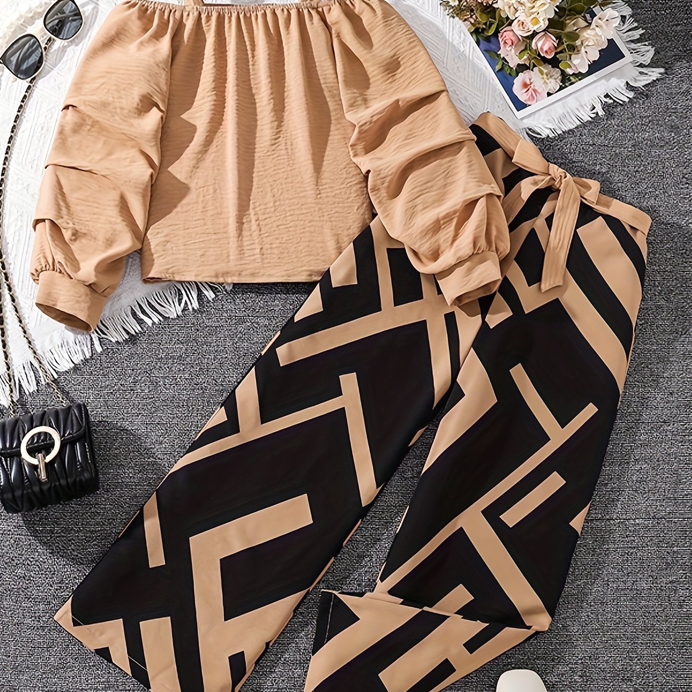 2pcs Set of Kids Clothing, New Spring And Autumn Two-Piece Set for Girls,