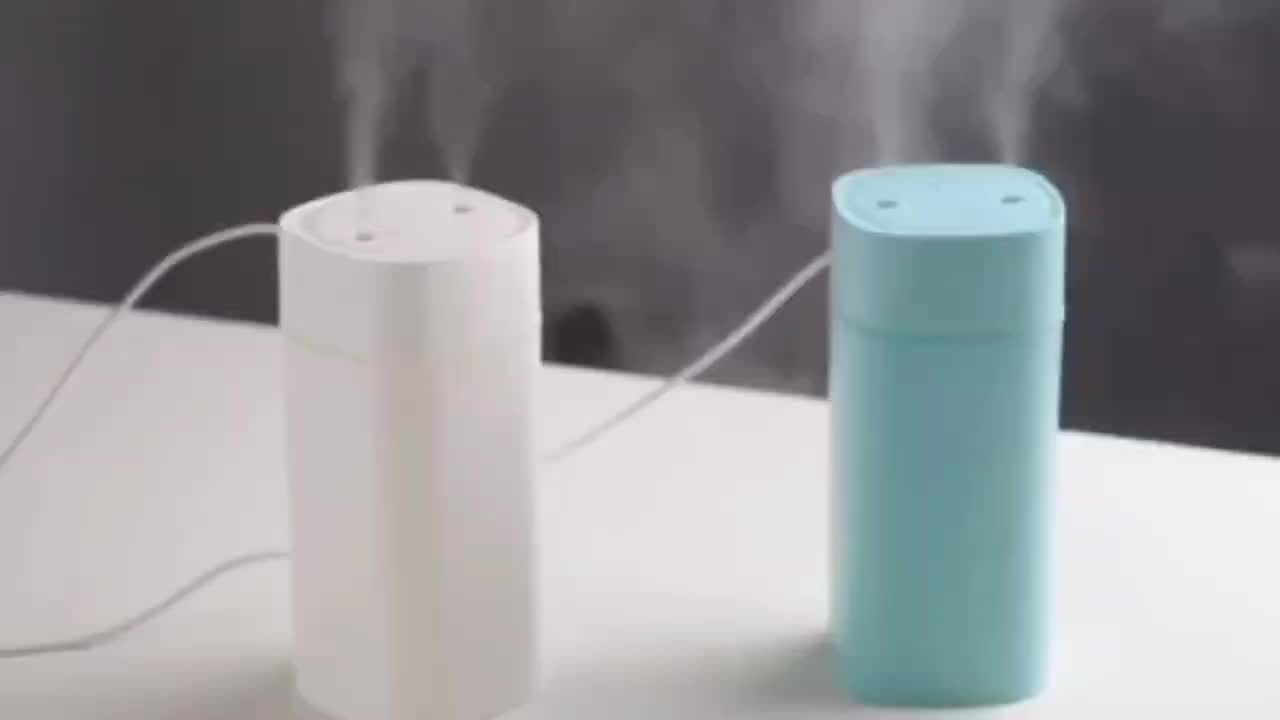 Double spray humidifier household bedroom mute desktop fog car clean air spray.