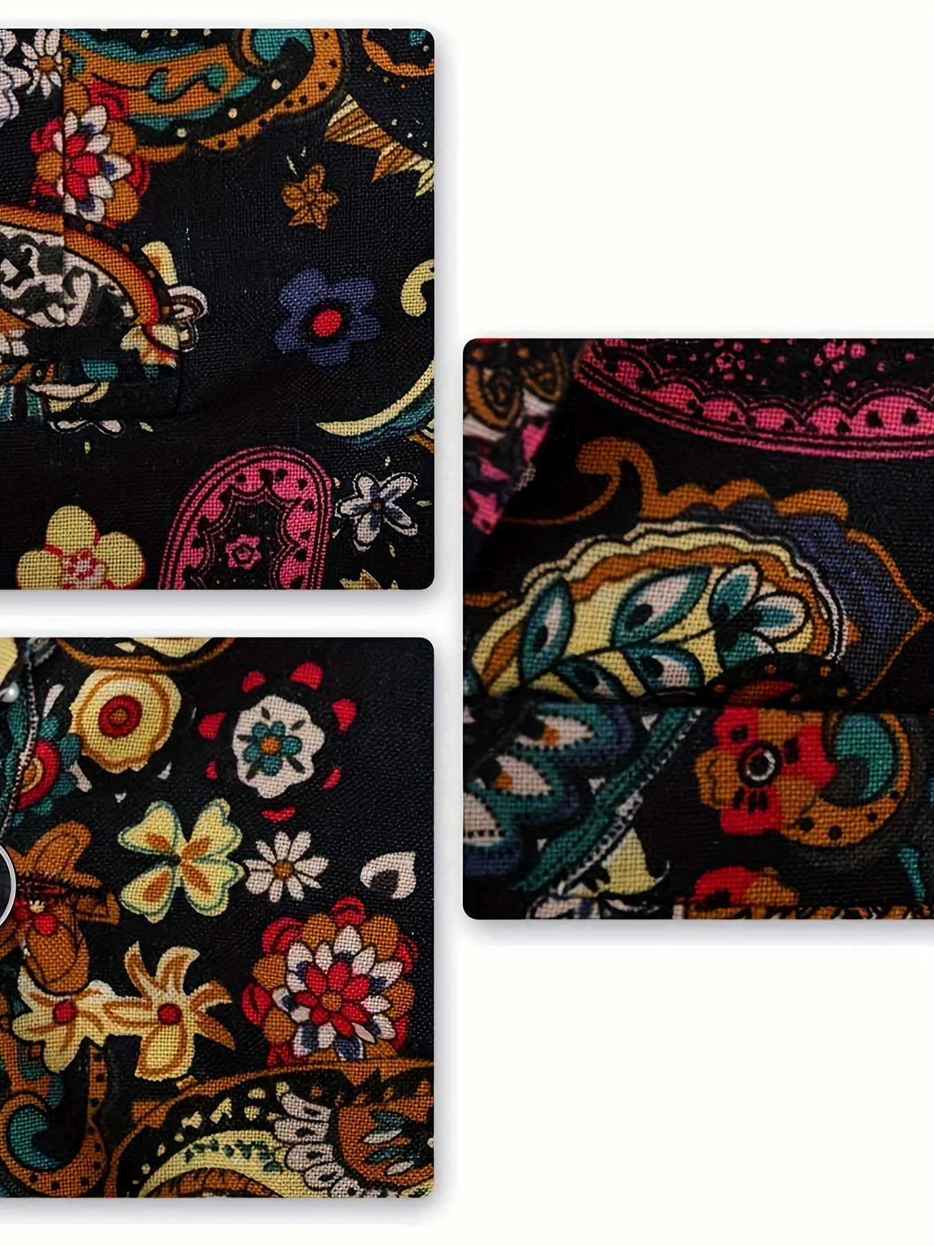 2pcs/set Suits, Men's Colorful Lapel Blazer & Pants,