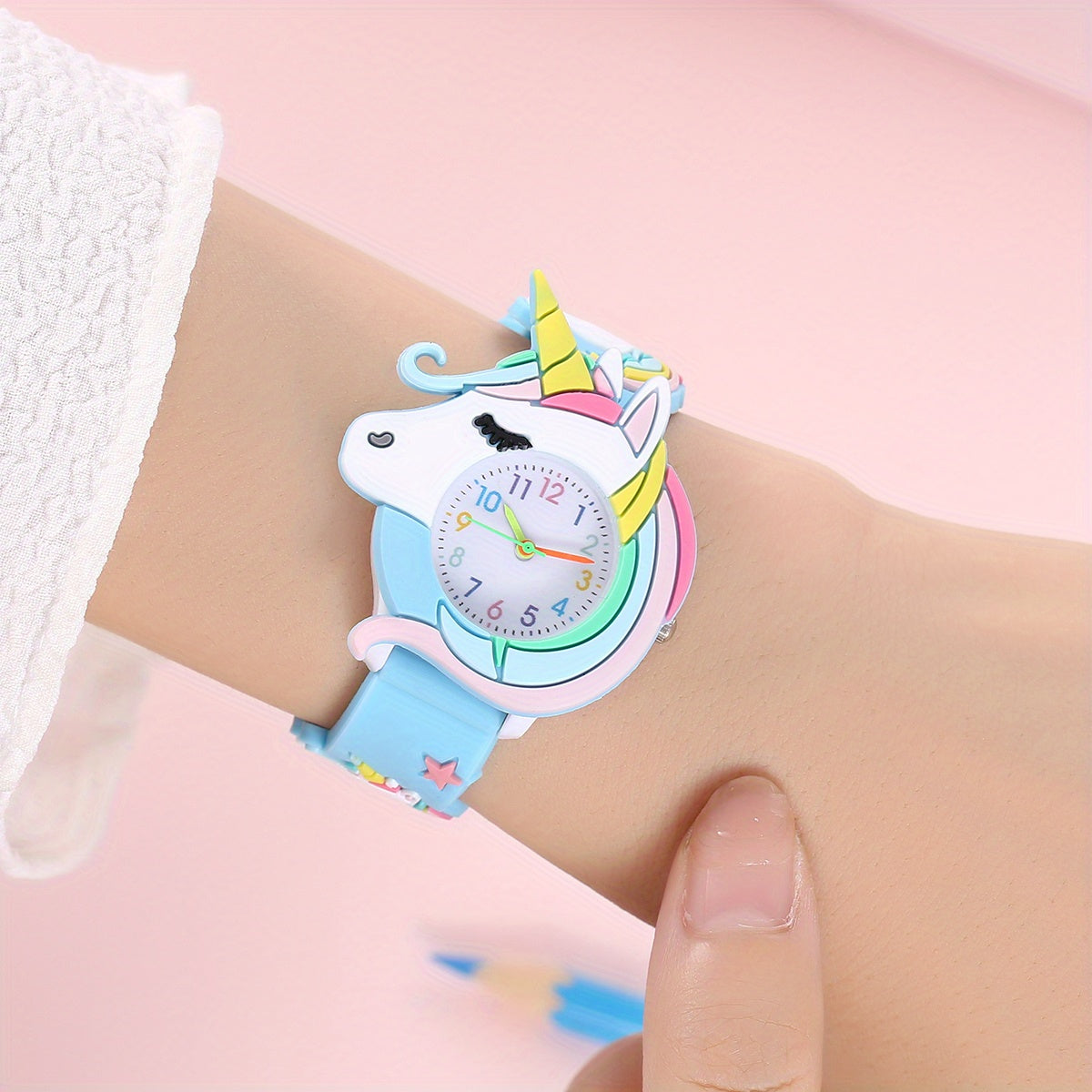 Cute Children's Silicone Cartoon Watch Gift For Kids