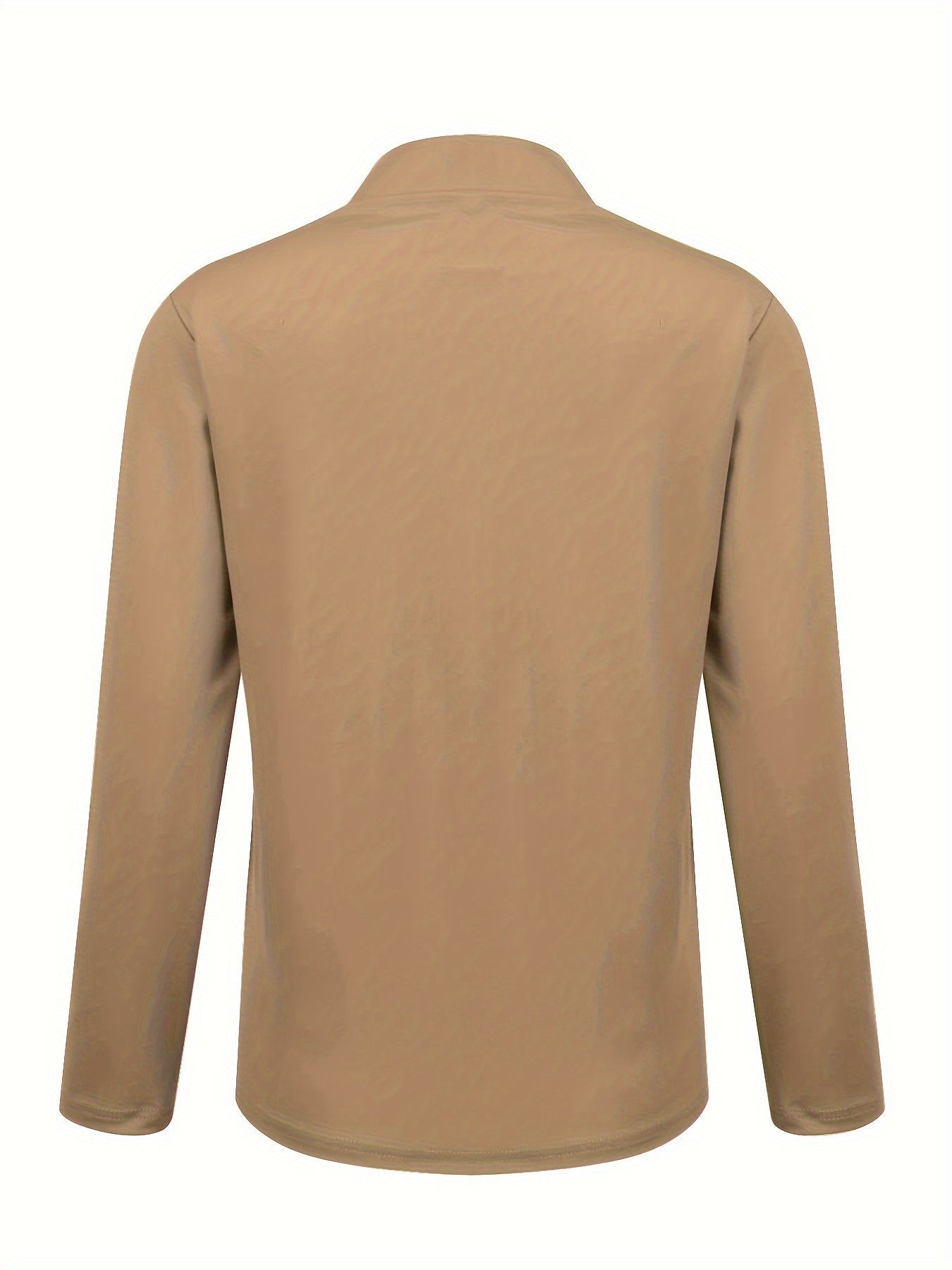 Button Decor Open Front Blazer, Casual Long Sleeve.