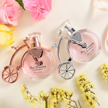 Cute Bike Shape Eau De Toilette Spray For Women, Refreshing And Long Lasting Fragrance With Floral And Fruity Notes, Perfume For Dating And Daily Life, A Perfect Gift For Her