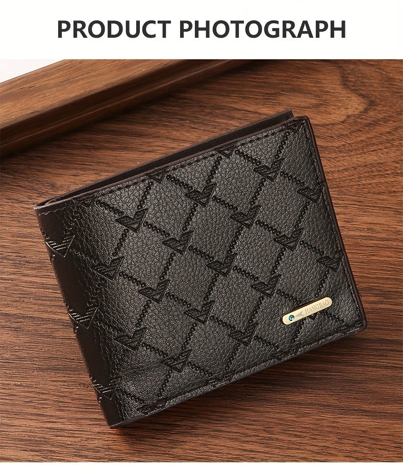 Men's Short Wallet, Multi-card Card Holder, Bifold Wallet, Gift For Men