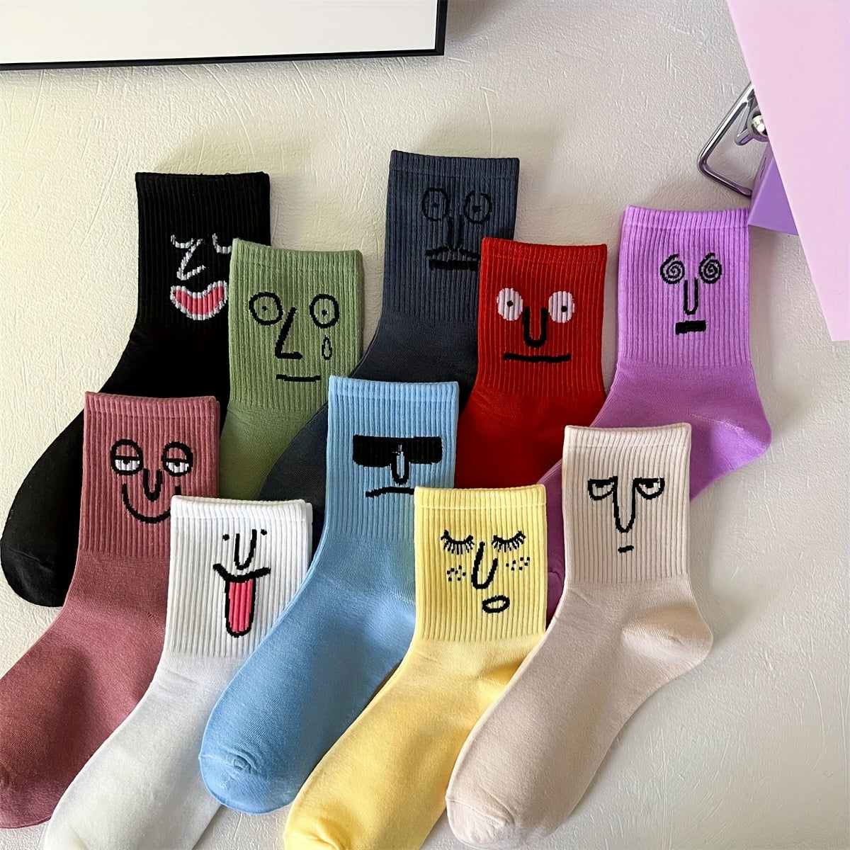 1 Pair And 3/5 Pairs Of Boys' Funny Odor-resistant Quarter Socks'/MH