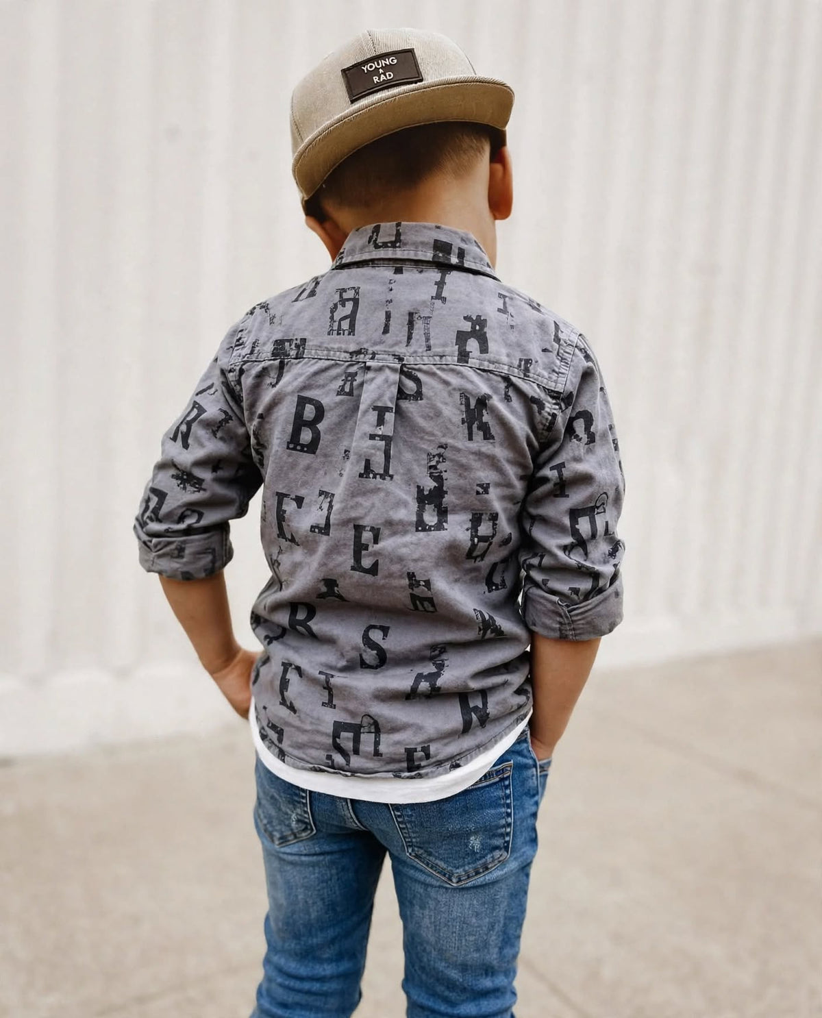 Kids Unique printed Long Sleeve Cotton Shirt (3-14yrs)MH
