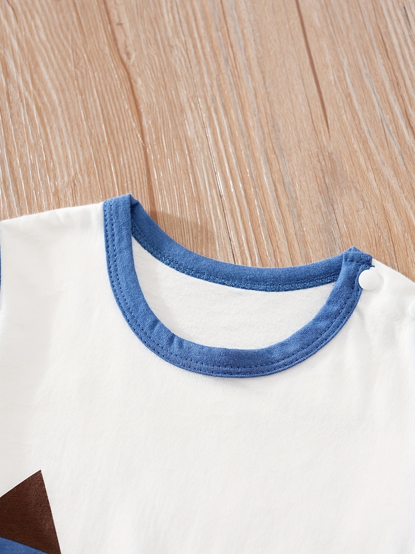 Baby Boys' Short Sleeve Romper Jumpsuit - Cute Cartoon Crocodile Print,