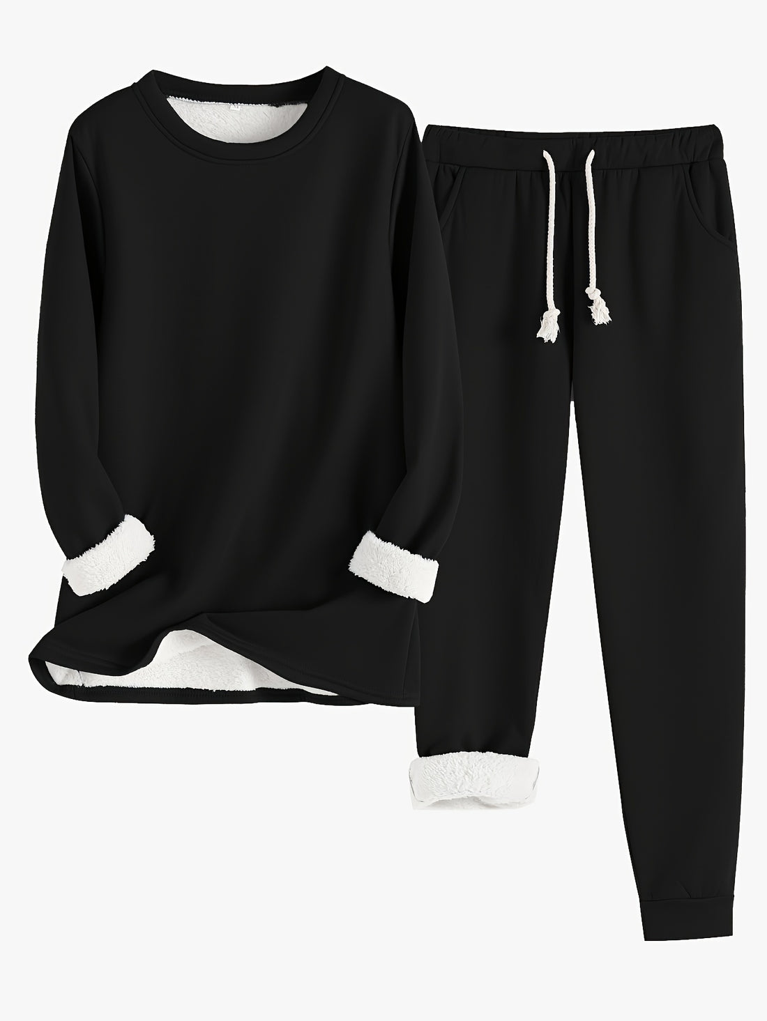 Cozy Fleece-Lined Women's Clothing Set