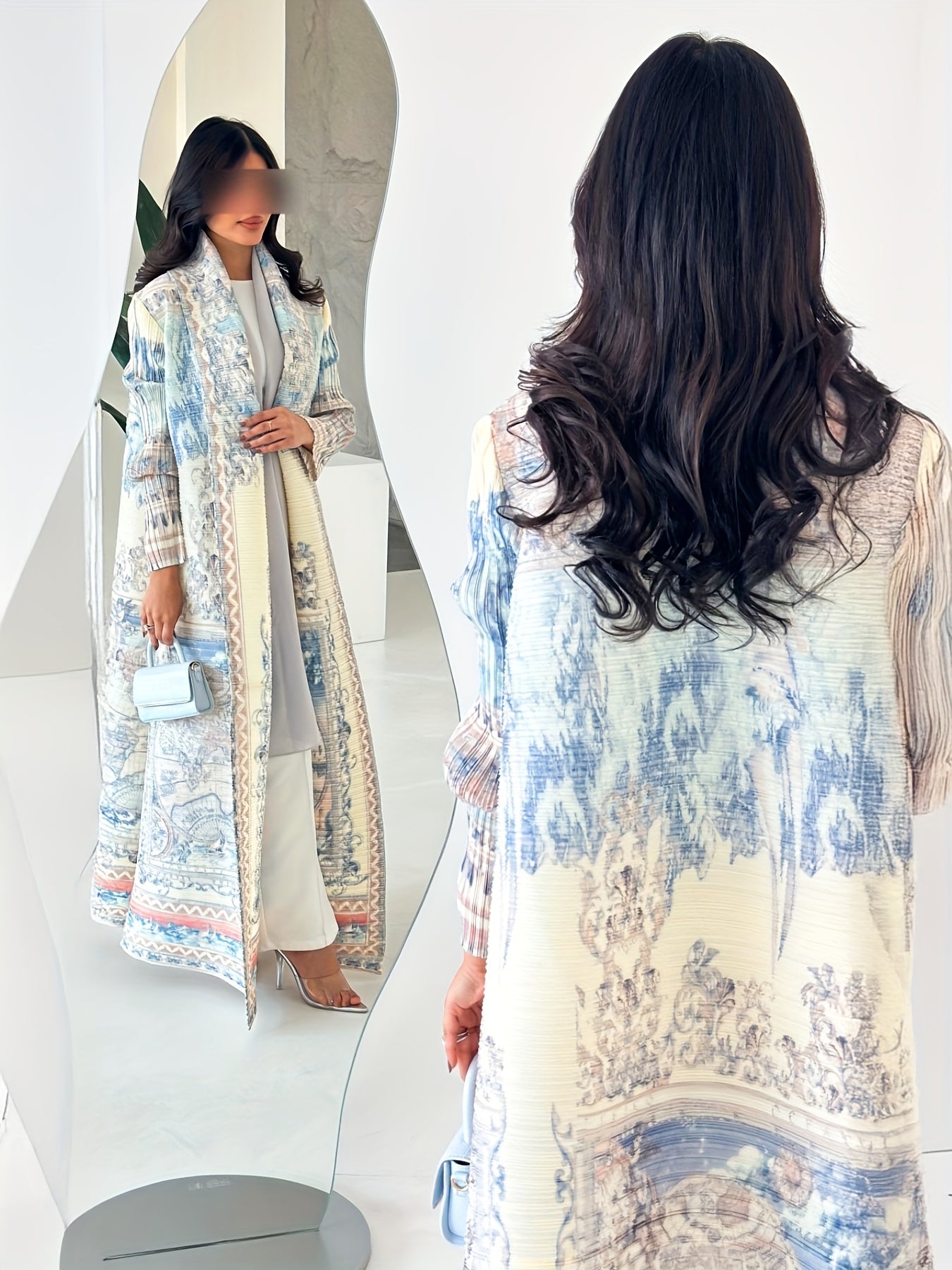 Women'S Elegant Long Sleeve Abaya - /MH