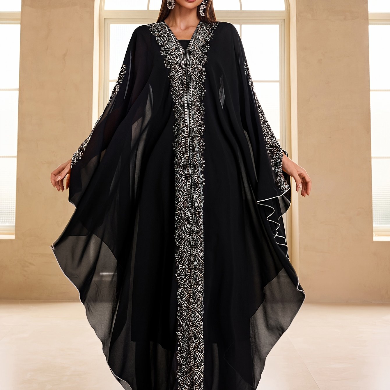 Women Modest Festival Dress Arabic Style ./MH