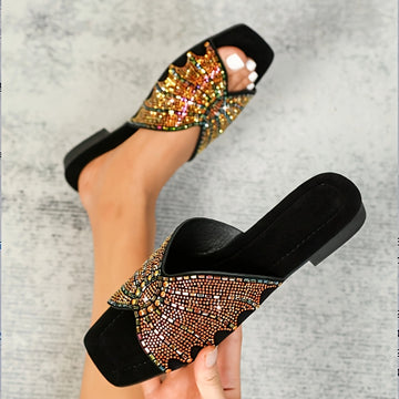 2025 Spring Summer New Arrival Flat Heel Slip-./MH