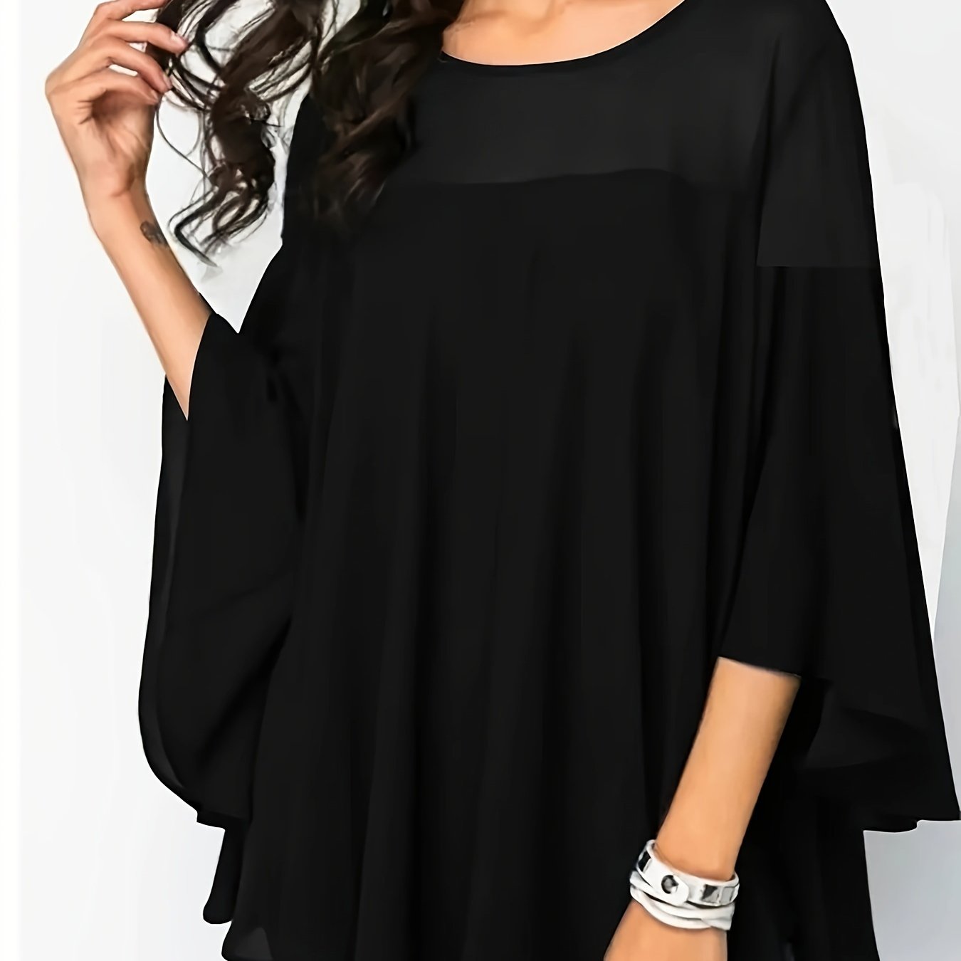 Plus Size Women's Casual Shirt - Vibrant Green Short Sleeve.