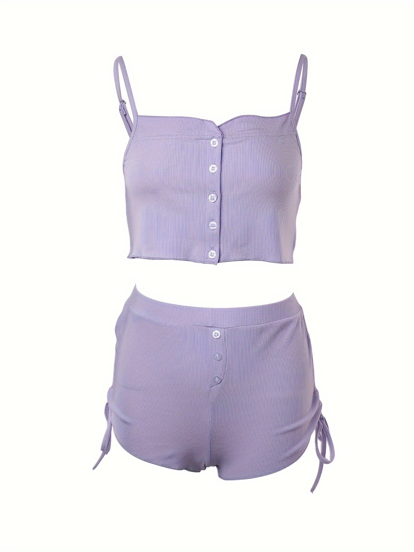 Simple Solid Print Lounge Set,