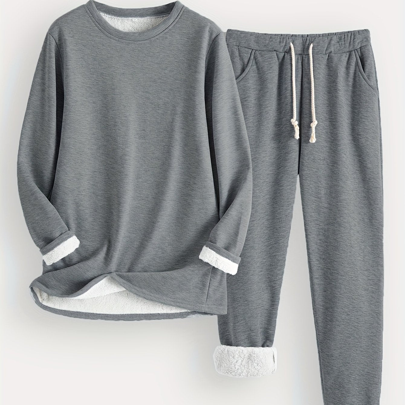 Cozy Fleece-Lined Women's Clothing Set