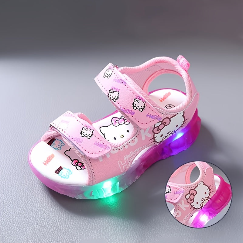 SANRIO Girls' Summer Light-Up Sports Sandals,