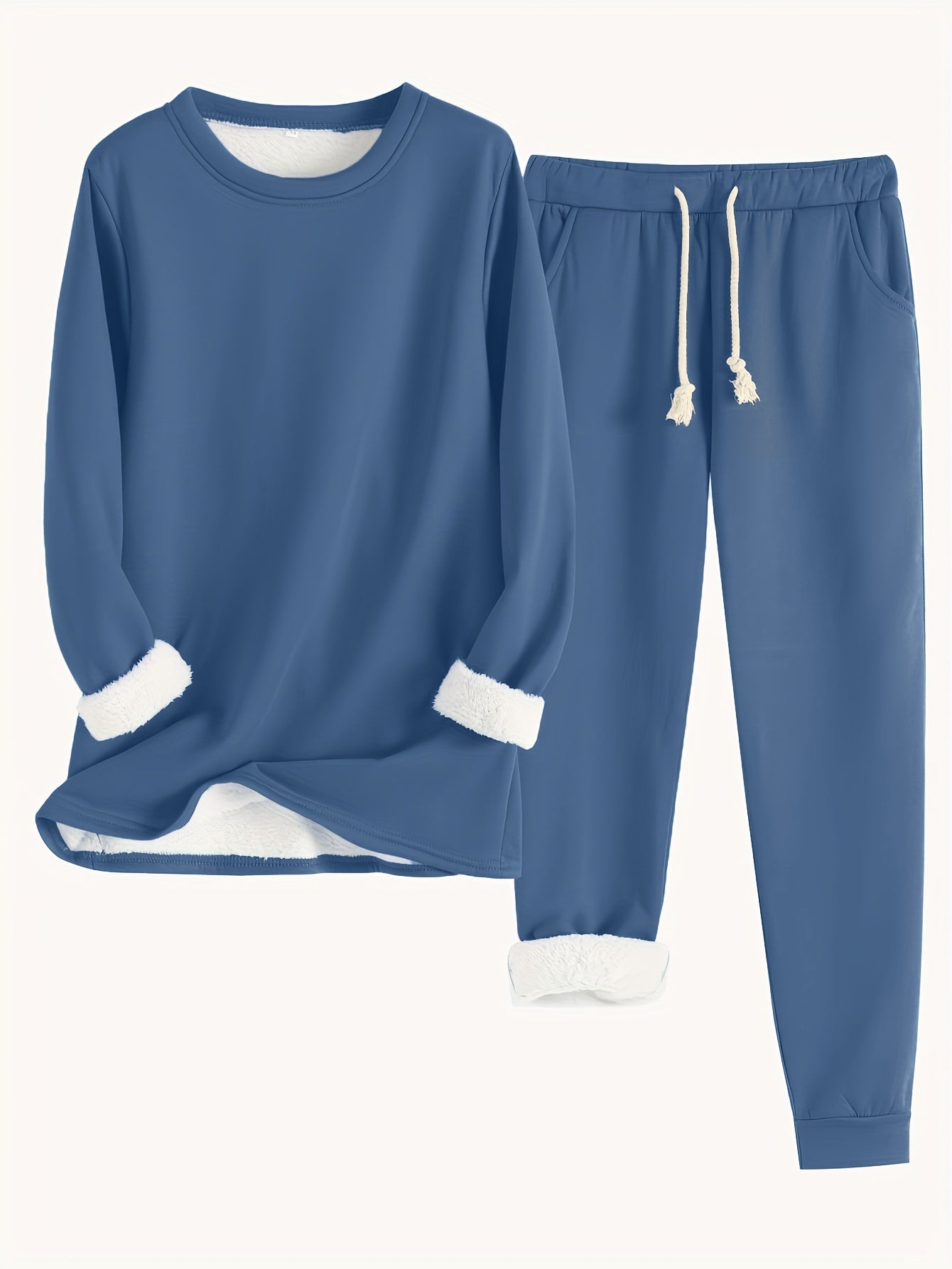 Cozy Fleece-Lined Women's Clothing Set