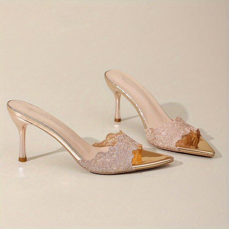 Women'S Lightweight Lace-Up High Heel Sandals - /MH