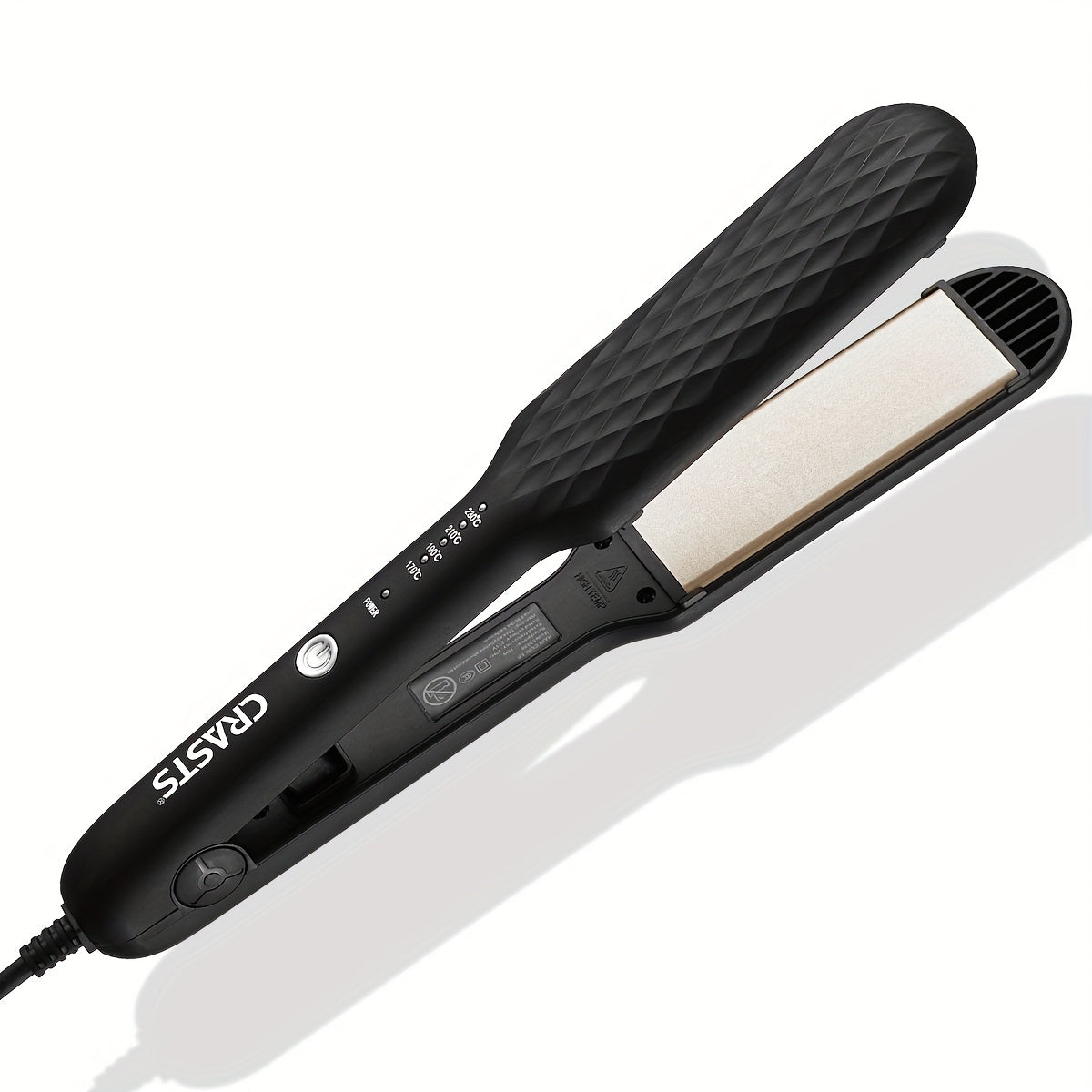 CRASTS 2-in-1 Straightening & Curling Iron with Dual Plates,