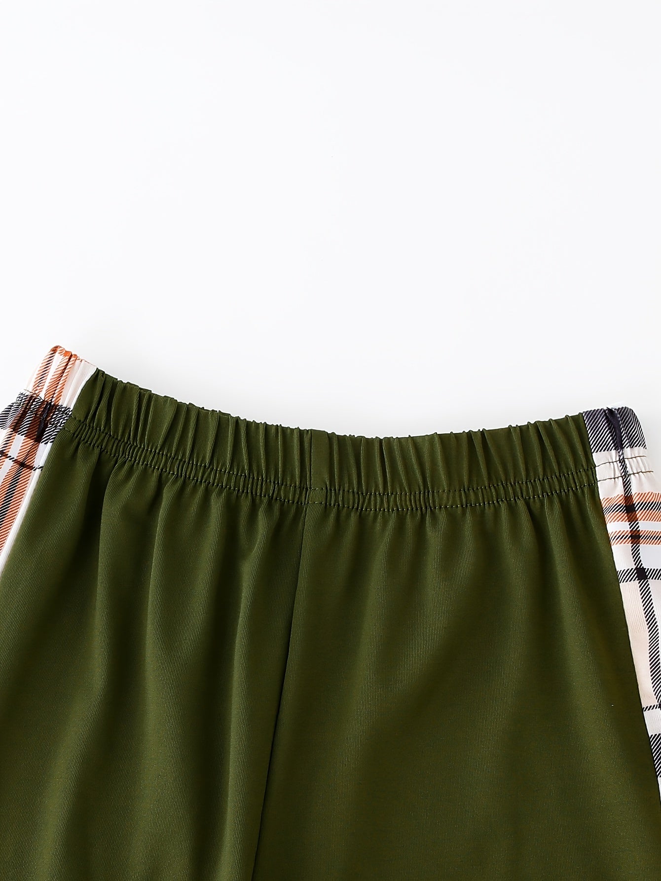 3pcs Boys Casual Solid Short Sleeve T-shirt & Smile Face Print Shorts.