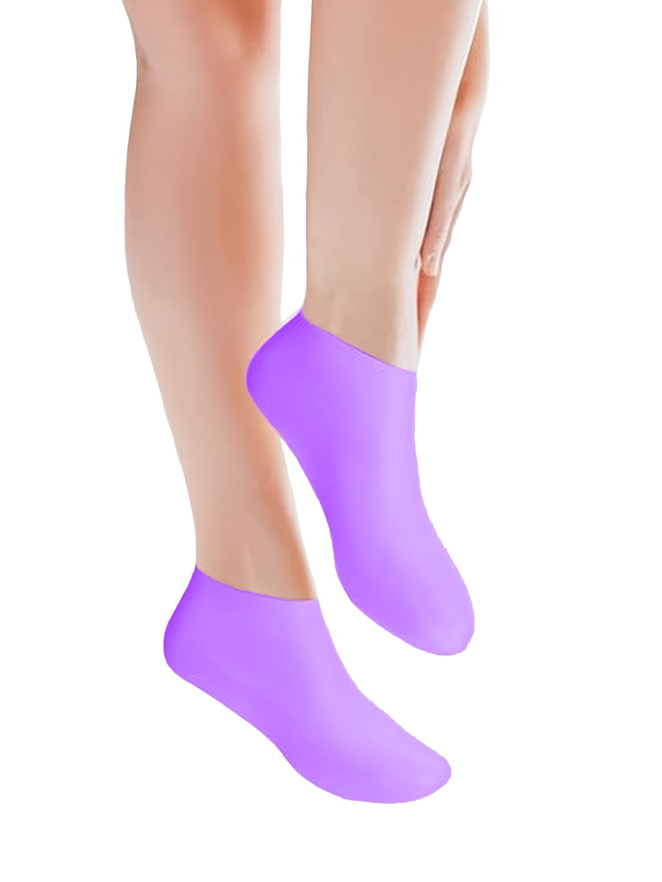 1Pair Silicone Socks for Dry Cracked Feet, Women's./MH