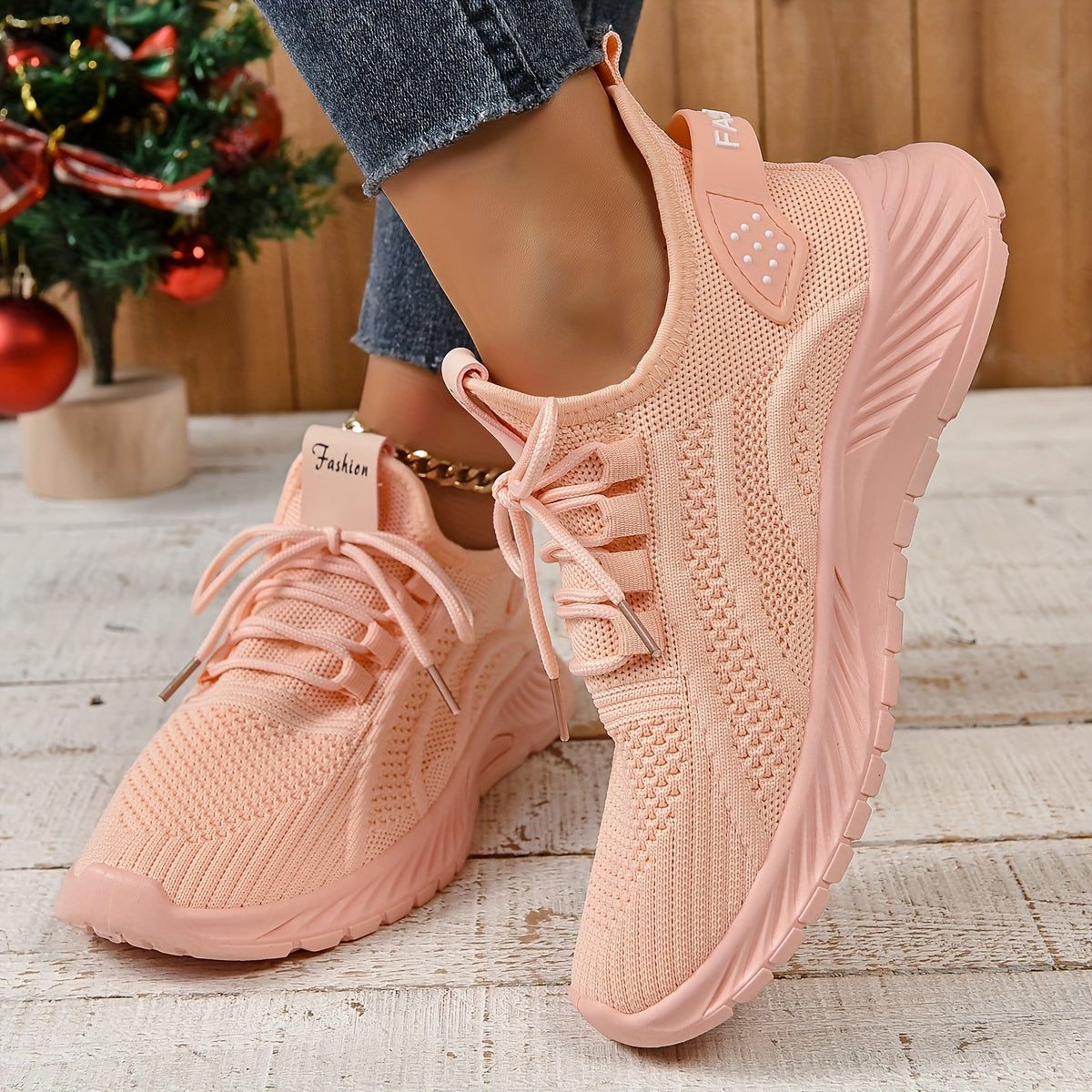 Women's Knitted Sports Shoes,